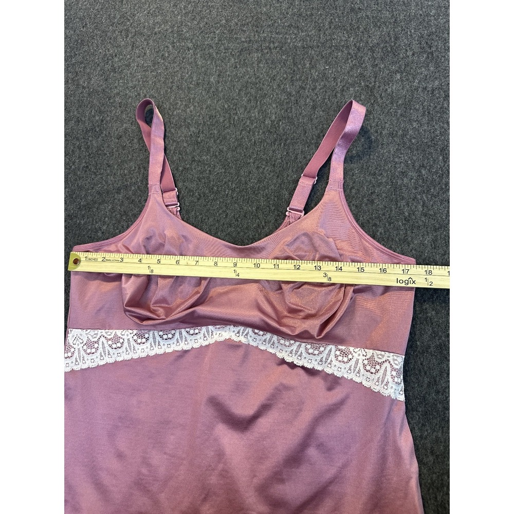 *Flawed Ruby Ribbon Lace Cami Size 46 Support Shapewear 3024 Sculpting Cami - Picture 5 of 13